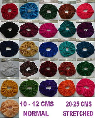 Pair Of Large Stretchy Hair Scrunchies Hair Bobbles Hair Scrunchy In 26 Colors  • £2.59