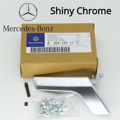 Shiny Left Driver Side Chrome Interior Door Handle Repair Kit Fit C250 GLK350 • $14.70