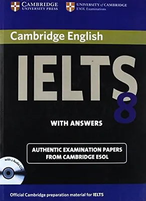 Cambridge Ielts 8 Book With Answers And A... Camb Esol • £7.49