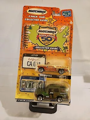 Matchbox Across America 50th Birthday California Chevy Vermont Land Rover N24 • $15.99