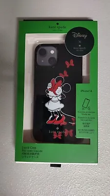 Kate Spade X Disney Minnie Mouse IPhone 14 Liquid Case NIB Protective Black • $25