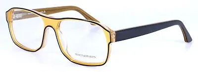 MARTIN & MARTIN HUBERT 060 Black On Gold Mens Eyeglasses 56-17-148 Austria PB1 • $129.99