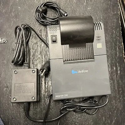 VeriFone 250 Point Of Sale Printer Tranz/330 380 Credit Card Terminal & Cables • $19.90
