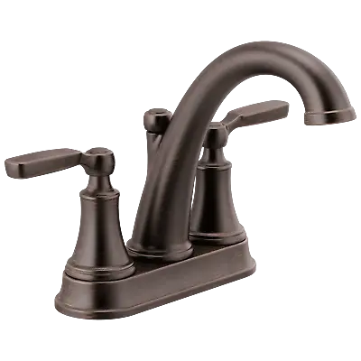 $105 • Buy Delta Woodhurst Bathroom Faucet In Venetian Bronze-Certified Refurbished