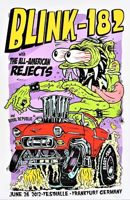 BLINK 182 (11 X17 ) Glossy/ SATIN Band Concert Poster COLLECTION • $24.99