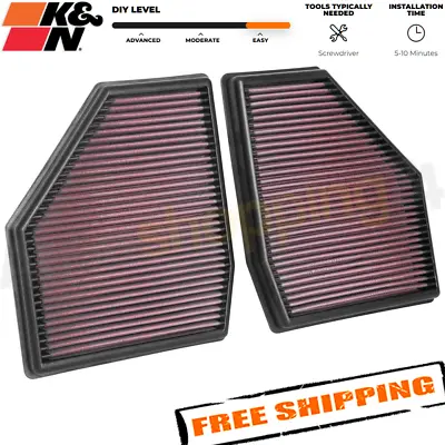 K&N 33-3128 Replacement Air Filter For 2018-2023 BMW M5/M8 4.4L V8 Gas • $149.99