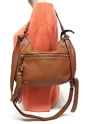 Michael Kors Charm Tassel Nuggage Brown 2way Shoulder Handbag • $28