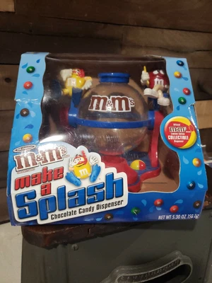£9.88 • Buy M&M's Candy Dispenser Make A Splash Chocolate Limited Edition Collectible Mars