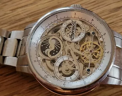 £110 • Buy Mens  INGERSOLL Fully AUTOMATIC Dual Time Watch.