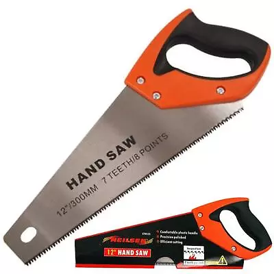 Neilsen 9 TPI Sharpoint Hardpoint Wood Carpentry Universal Cut Hand Saw 12  • £7.49