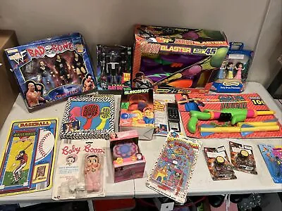 15 Piece Lot Of Sealed 90s Toys Action Figure Foam Blasters Barbie & More  • $82.49