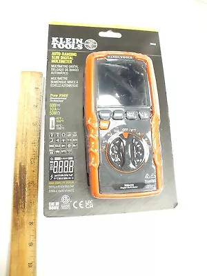 New Klein Tools Mm450 Auto Ranging Slim Digital Multimeter - Meter With Probes • $15.50