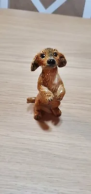 Vintage Standing Up Dachshund Figure Goebel From Germany • $80