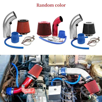 3  Car Cold Air Intake Filter Induction Kit Pipe Power Flow Hose System 76mm  • $26.59