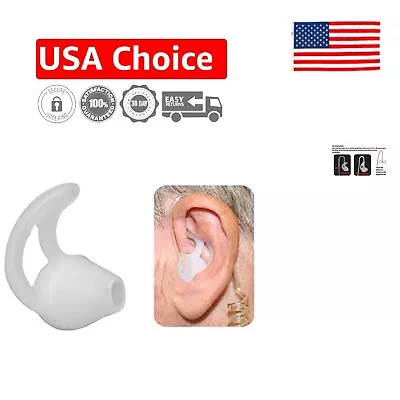 Replacement Silicone Ear-Mold Set For Surveillance Earpieces - Left And Right • $35.99