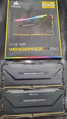 Corsair Vengeance RGB Pro CMW16GX4M2Z4000C19 Memory Module 16GB 2 X 8GB DDR RAM • £88