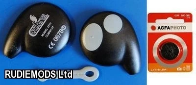 $11.17 • Buy Cobra Replacement Car Alarm 7777 Key Fob Remote Control Case And NEW Battery