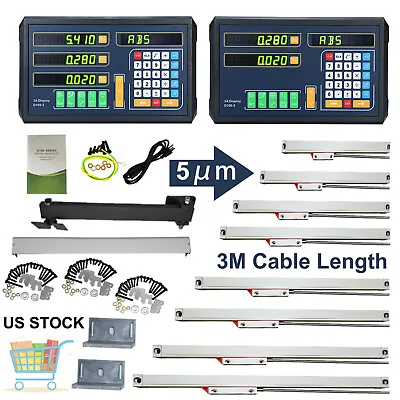 Ditron TTL Linear Scale  2/3Axis Digital Readout DRO Display Bench Lathe Milling • $83.60