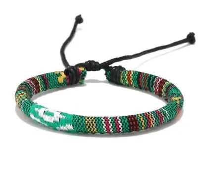 Lucky Woven Tibetan Buddhist Bracelets&Bangles Women Men Handmade • £6.99