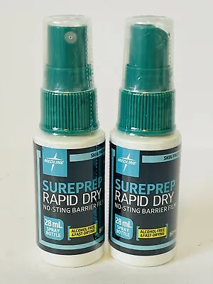 Medline Sureprep Rapid Dry No-Sting Barrier Skin Spray-2 Pack - MSC1528 • $28.90
