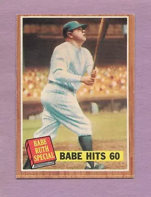 1962 Topps #139 Babe Ruth Special: Babe Hits 60 Yankees HOF EXMT/EXMT+ $30 • $4.25