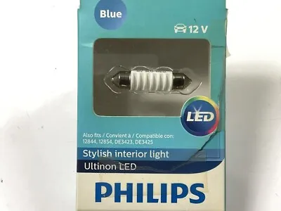 Philips 6418BLED Ultinon LED BLUE Glove Box Lamp Light Bulb 6418 • $13.99