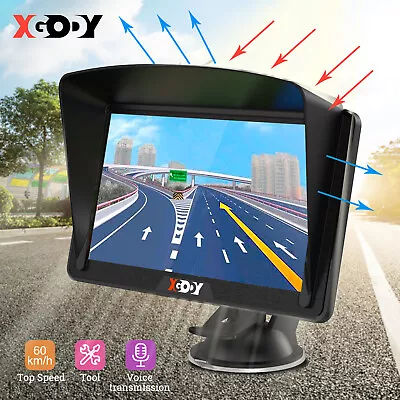 XGODY 7 Inch Sat Nav Car GPS Navigation Navigator System For Truck Bus Taxi POIs • $74.39