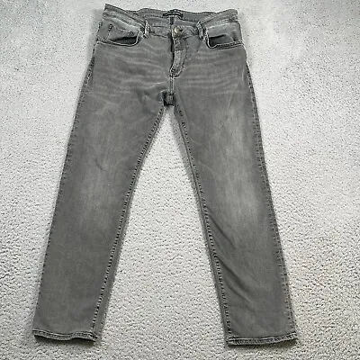 Mavi Jeans Men's 36x30 Low Rise Straight Leg Stretch Faded Denim Whiskers • $25