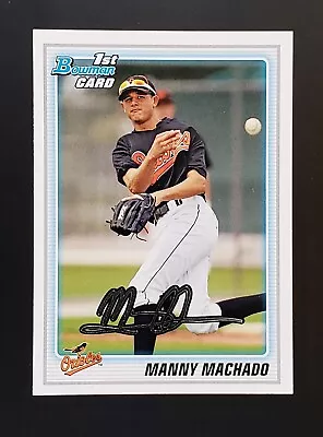2010 Bowman 1st Manny Machado #BDPP80 Rc Rookie Baltimore Orioles • $7.99
