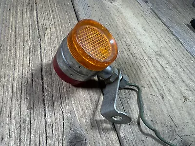 Vintage Muscle Bike Bicycle Light Cool Accessory Rear Red Light Dynamo Battery • $37.99