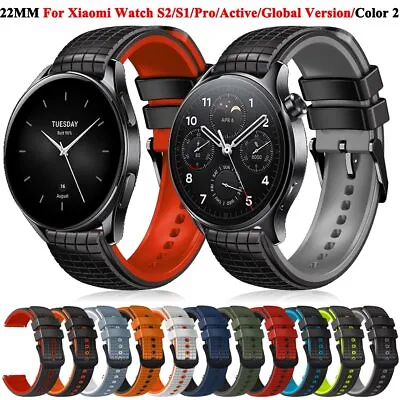 Silicone Band Strap Fr Xiaomi Mi Watch S2 42 46MM S1 Pro Active Color 2 Bracelet • $6.39