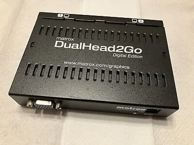 MATROX DualHead2Go Digital Edition MGI D2G-A2D-IF Includes Cables • $50