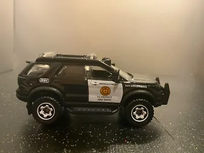 2019 Matchbox 2019 FORD EXPLORER San Diego Police Black MBX Rescue *BOGO-READ • $8.99