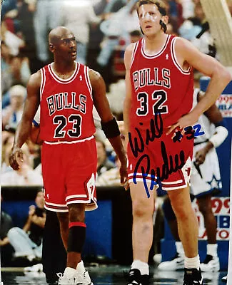 Will Perdue Autographed Signed Chicago Bulls Champ Michael Jordan 8x10 Photo • $29.99