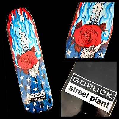 Mike Vallely GoRuck X Street Plant Skateboard 8.75  Deck *New In Shrinkwrap* • $84.99