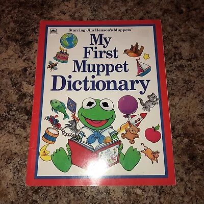 My First Muppet Dictionary - Jim Henson Muppet Press Book 1988 *Excellent* • $7