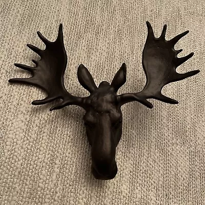 Vtg Small Metal Wall Mount / Screw Moose Head  • $9.99