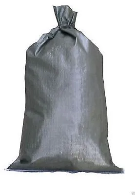 Lot Of 15 Sandbags W/ties  14x26  Doomsday Emergency Flood Barriers Prepper Poly • $19.99