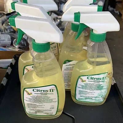 Citrus II 633712927 Germicidal Cleaner Deodorizing 22 Oz. Spray Bottle-LOT OF 6 • $54.99