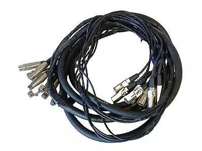 (1) HOSA XLR Snake Patch Cable 8 Channel 15+ft High Definition Recording XLR • $40