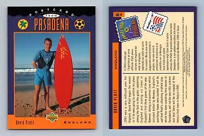 David Platt #UD4 World Cup USA '94 Contenders Upper Deck Pasadena Trading Card • £0.99