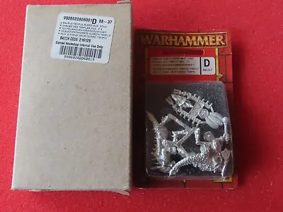 Games Workshop Warhammer Lizardmen Saurus Temple Guard Command Metal BNIB New GW • $126.68