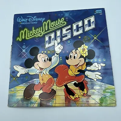 1979 Walt Disney Mickey Mouse Disco Disneyland 2504 Vinyl LP Record Vintage • $9.97