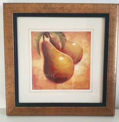  Luscious Pears  Framed & Matted Art By Marco Fabiano 12 × 12  • $65