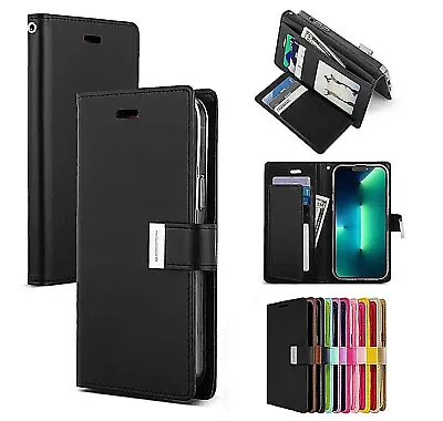 For Apple IPhone 15 14 13 12 11 Pro Max Plus Cover Xr Xs Flip Card Wallet Case • $12.99