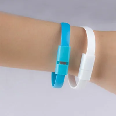 Wrist Band Bracelet USB Charger Sync Cable Phone Accessory Date USB For Iphone~ • $3.02