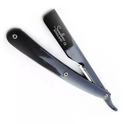 Stainless Barber Hair Shaving Folding Razor Hair Shaper Sandbros • £2.99