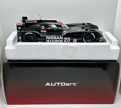 Autoart 1:18 Nissan Gt-r Lm Nismo 2015 Test Car Ltd Edition Tag Heuer Very Rare! • £129.99