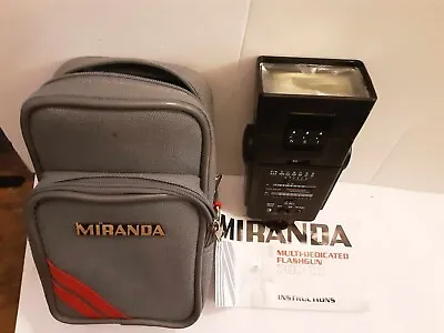 Miranda 700Cd Multi Dedicated Flash Gun  In Miranda Case Untested • £3.99