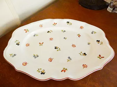 Villeroy & Boch PETITE FLEUR Oval Serving Platter - NICE! • $39.95